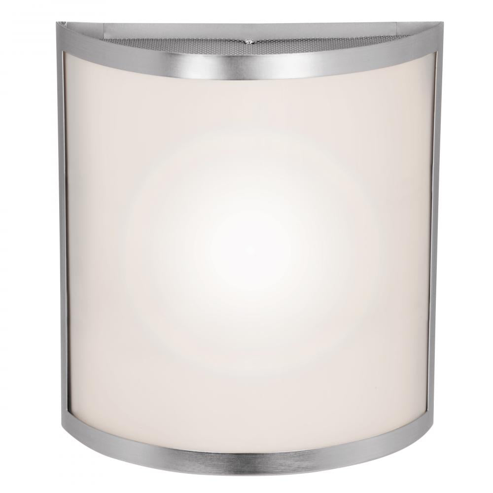 Brushed Steel / Opal  Collection 2 Light Wall Washer by Access