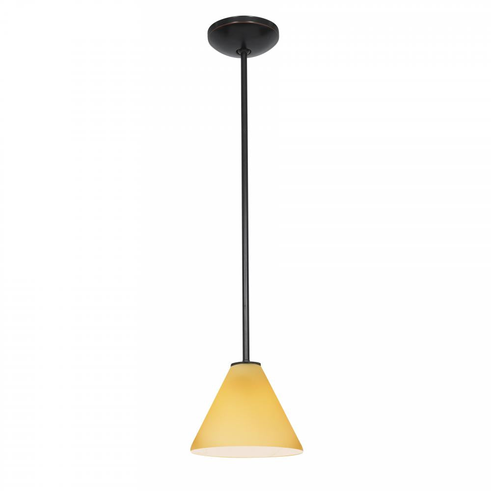 Amber Janine 1 Light Mini Pendant by Access