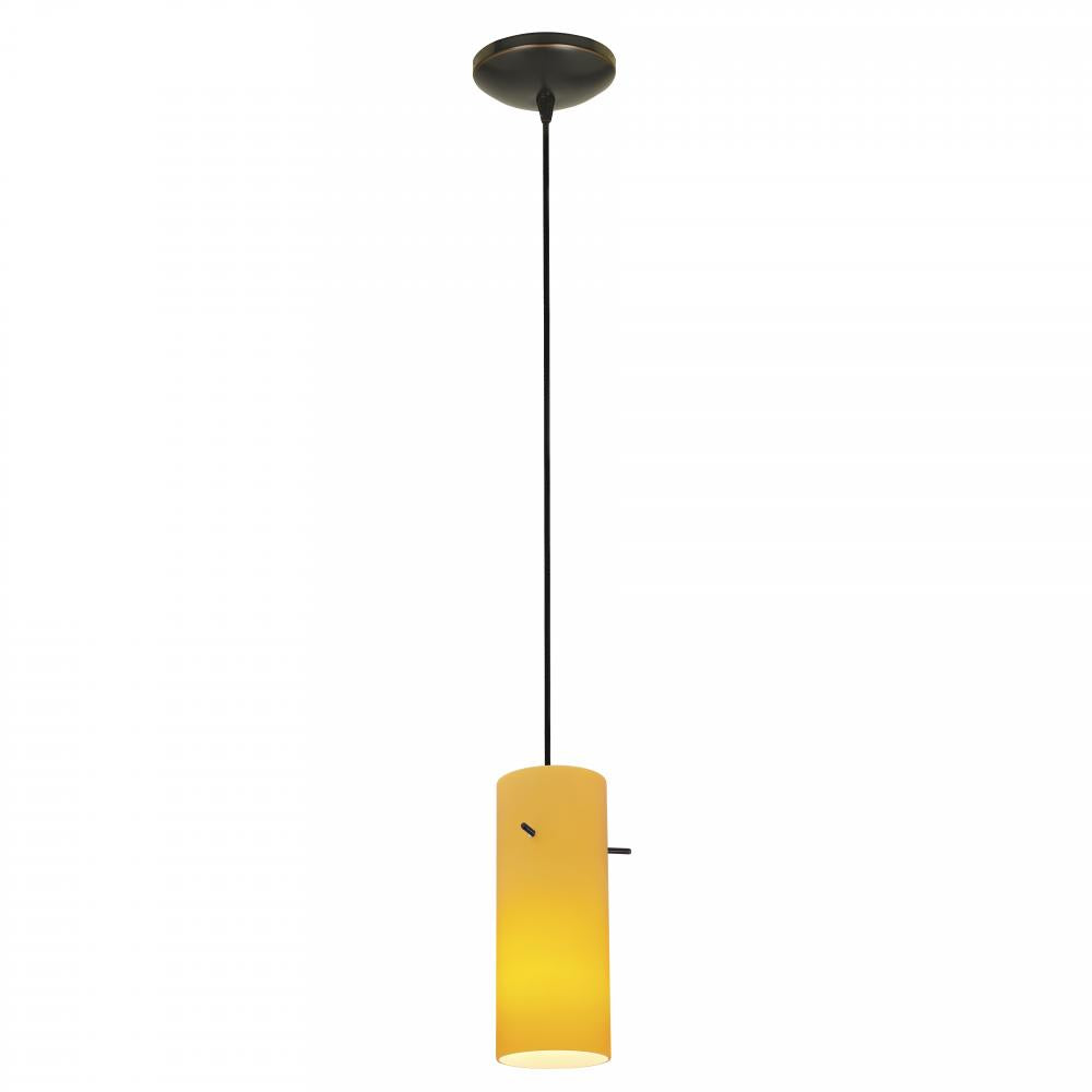 Amber Sydney 1 Light Mini Pendant by Access
