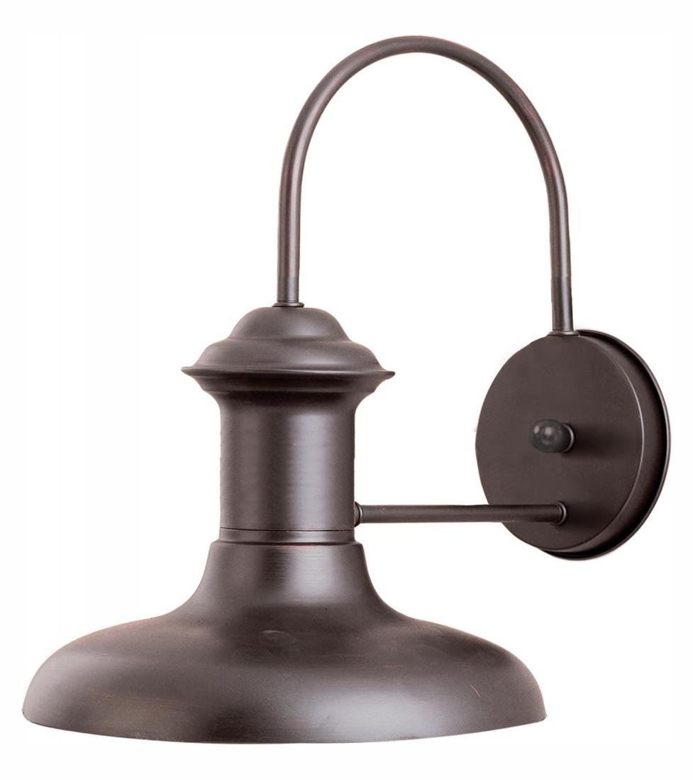 One Light Empire Bronze Outdoor Wall Light by Maxim