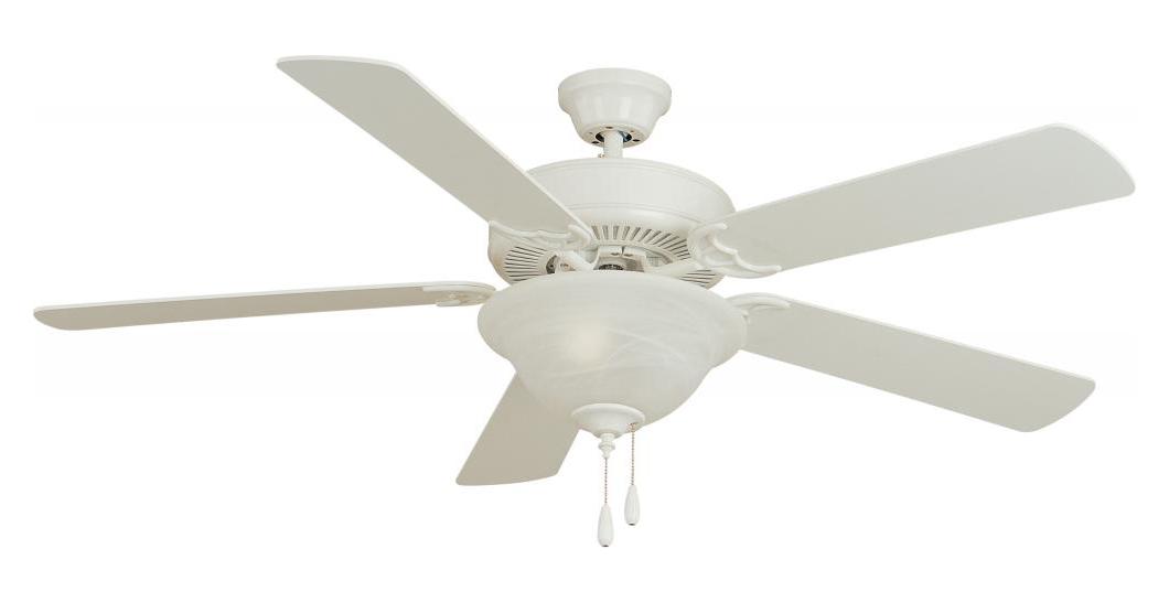 Matte White Ceiling Fan by Maxim
