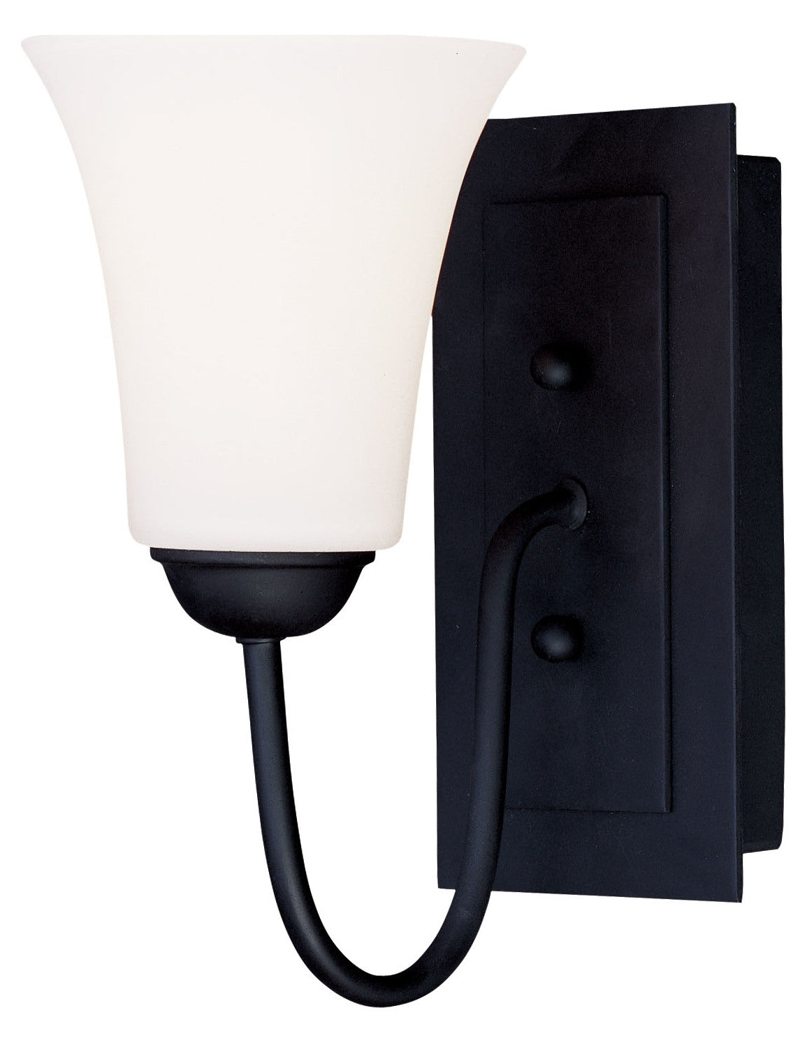 Black  10 Inch Tall Wall Sconce With 1 Light by Livex Lighting
