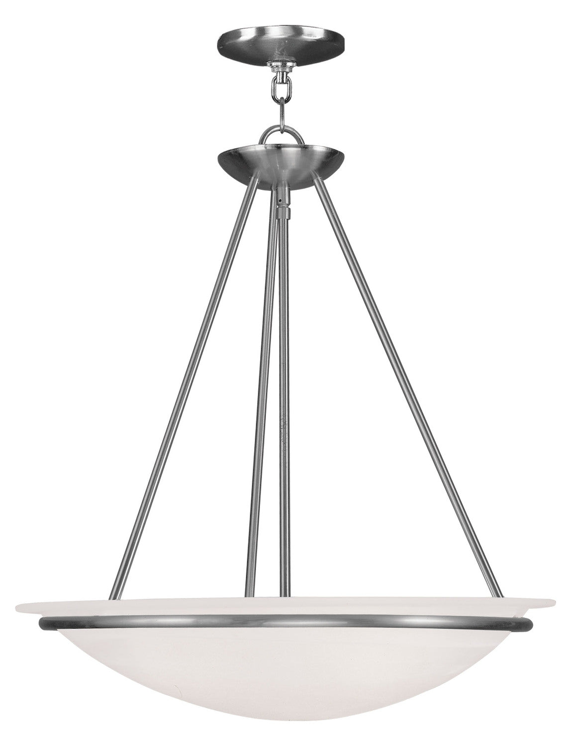 Brushed Nickel Up Pendant by Livex Lighting