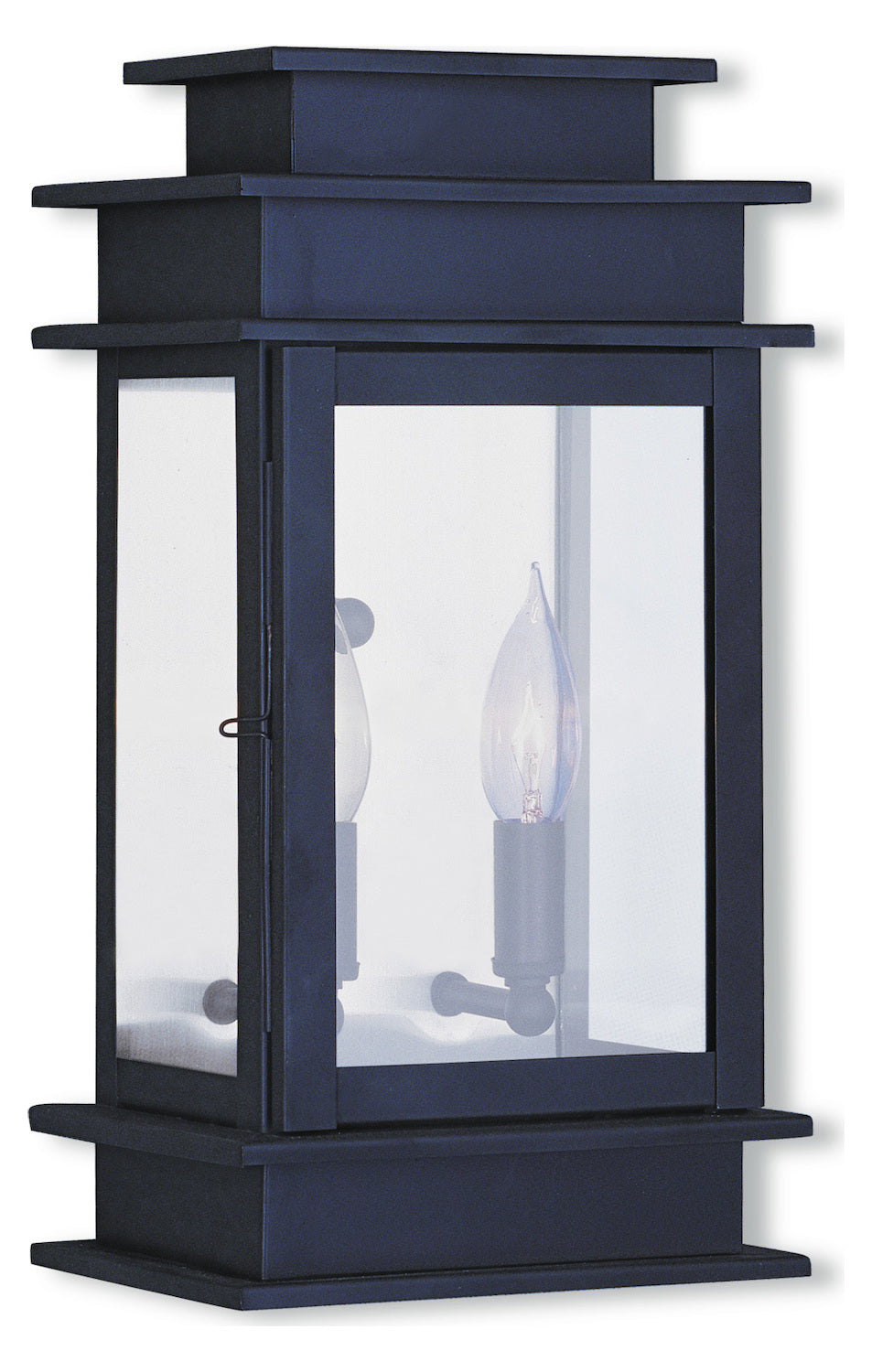 Bronze 2 Light 120 Watt 7.5in Wide Outdoor Wall Sconce With Clear Glass by Livex Lighting
