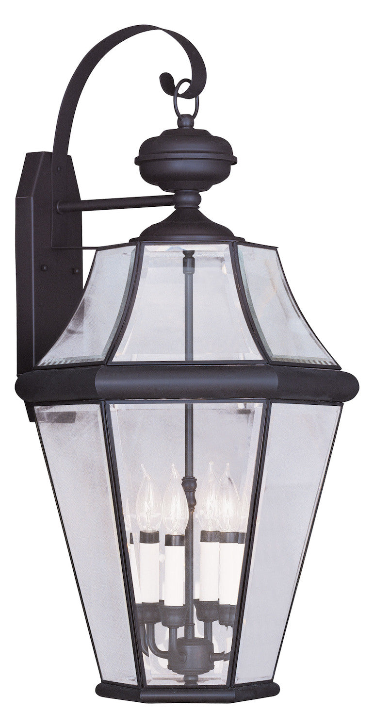 4 Light Bronze Outdoor Wall Lantern by Livex Lighting