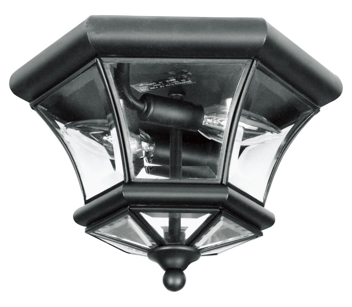 Black Cage Flush Mount by Livex Lighting