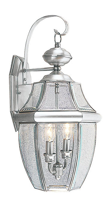 Brushed Nickel Wall Lantern by Livex Lighting