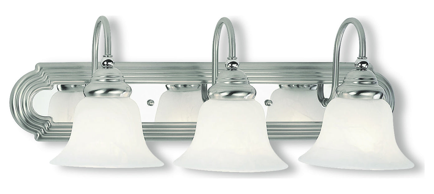 Brushed Nickel Chrome Vanity by Livex Lighting