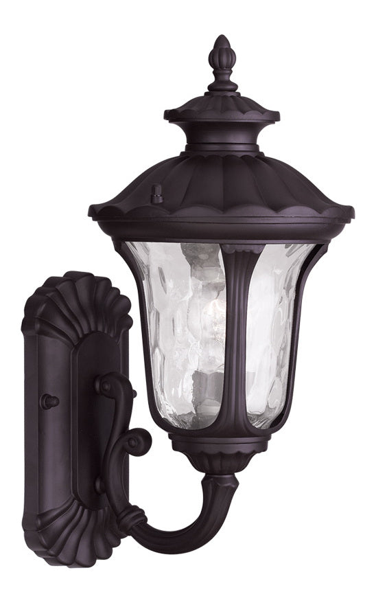 One Light Bronze Wall Lantern by Livex Lighting