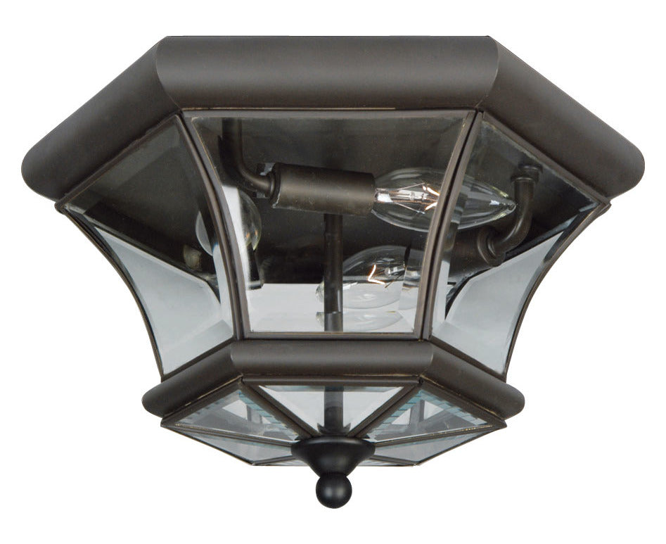 Bronze Outdoor Flush Mount by Livex Lighting