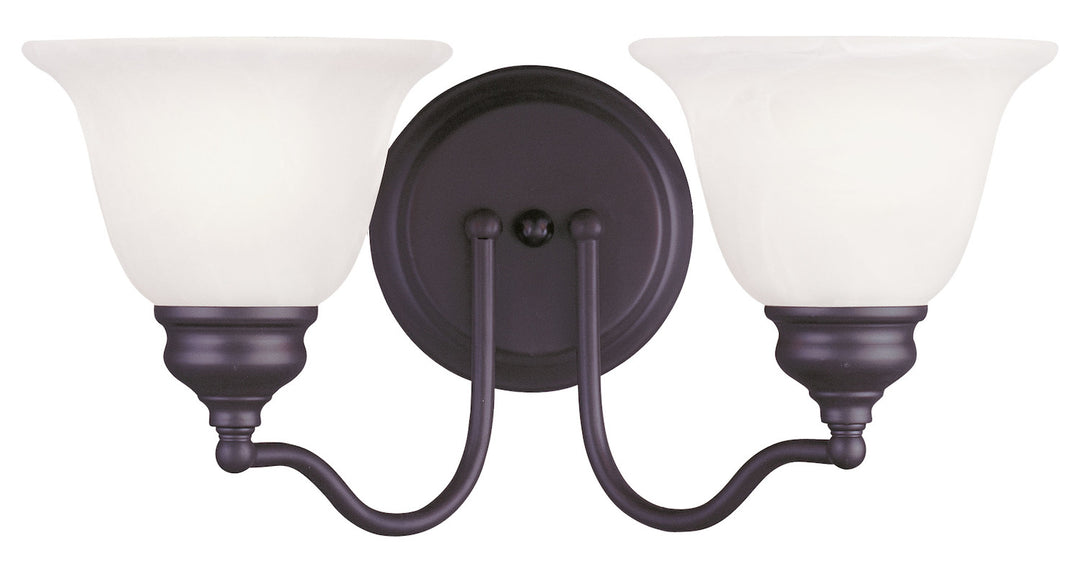 2 Light Bronze Bath Light by Livex Lighting