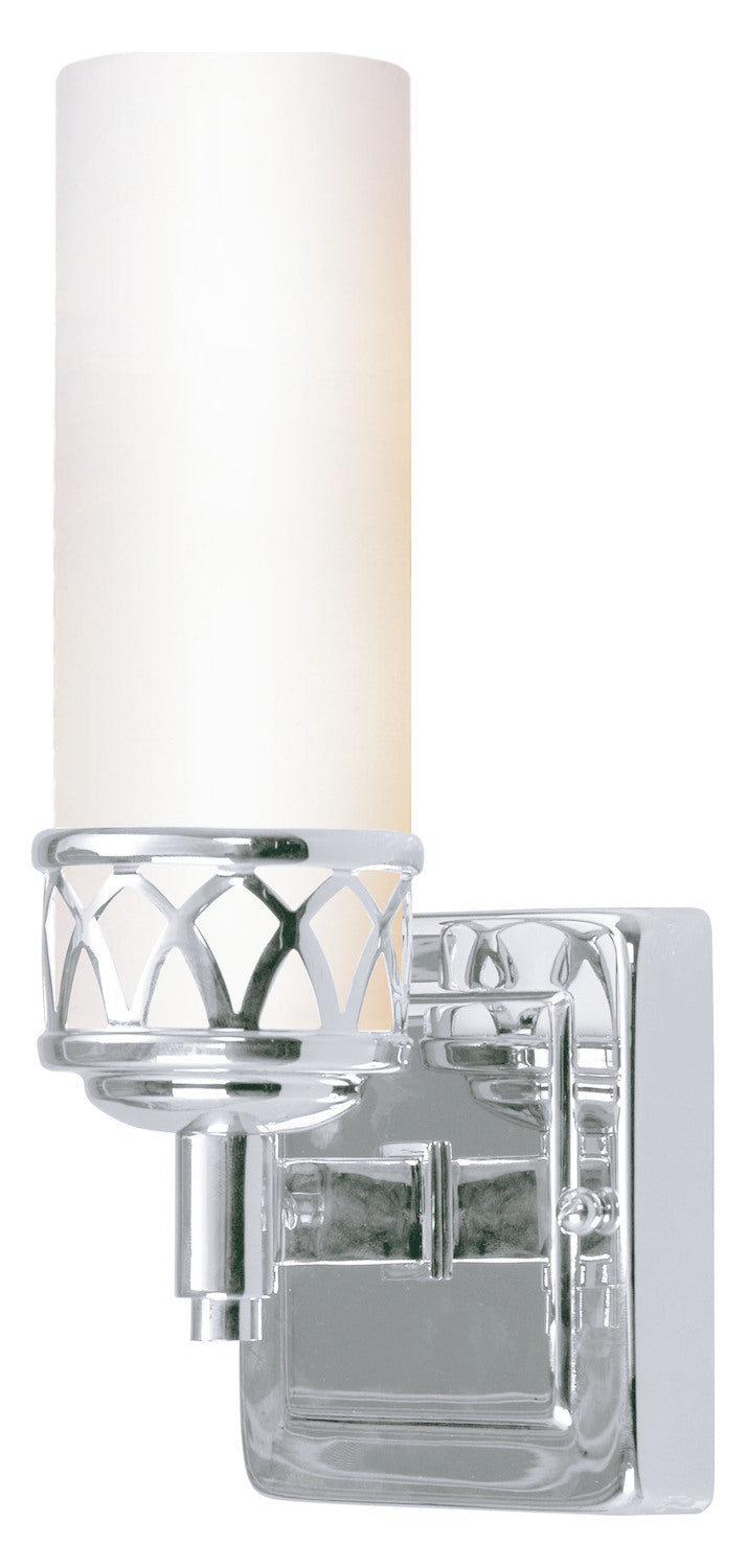 Chrome Bathroom Sconce by Livex Lighting