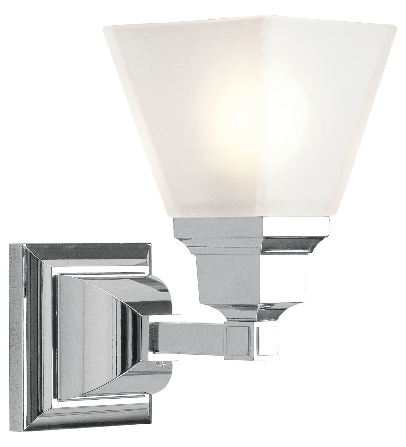 Chrome Bathroom Sconce by Livex Lighting