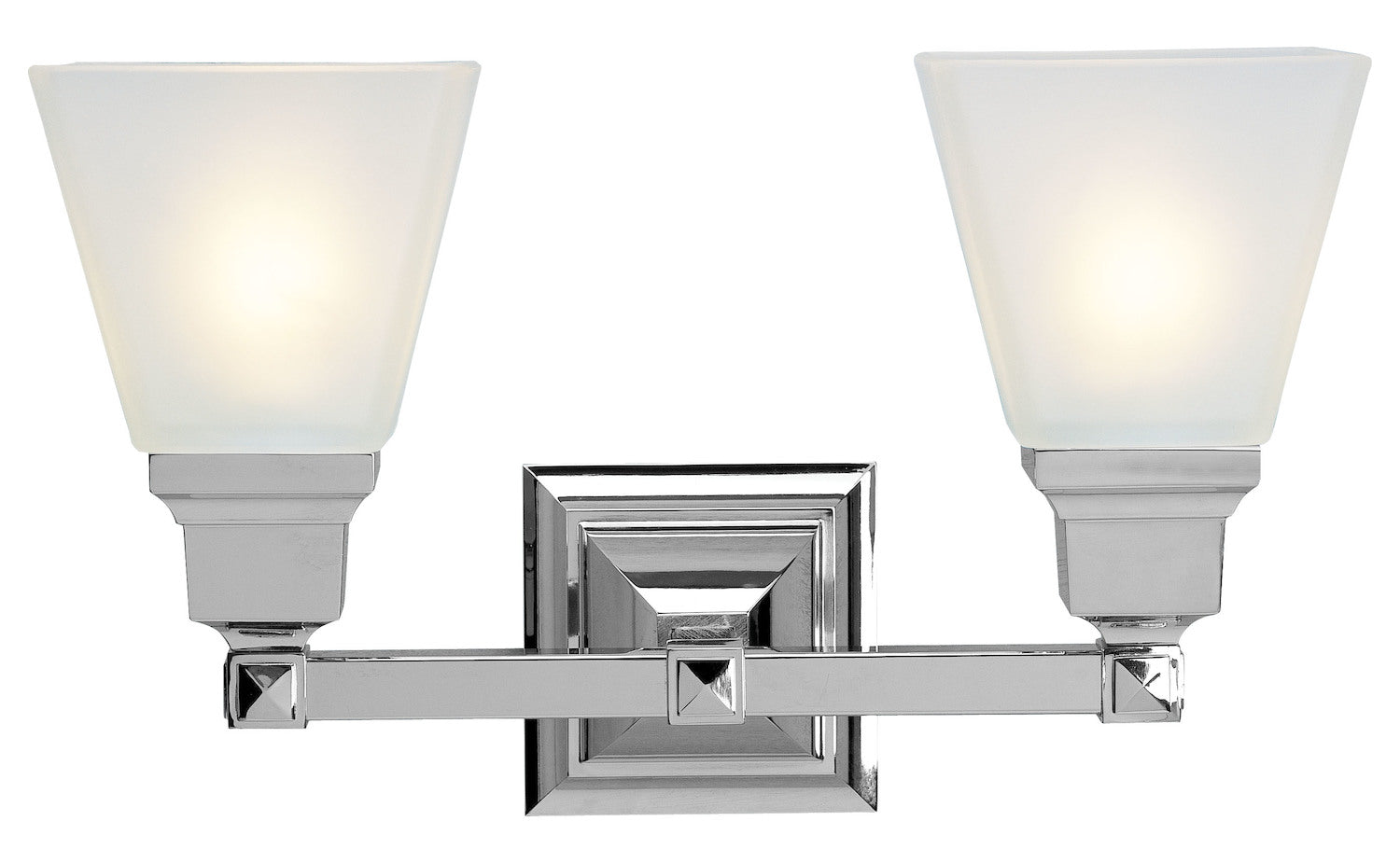 2 Light Polished Chrome Bath Light by Livex Lighting