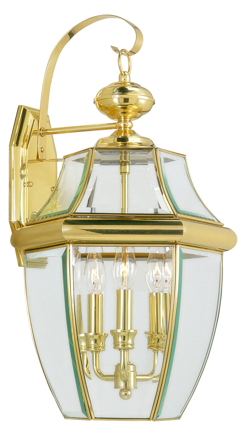 Polished Brass Wall Lantern by Livex Lighting