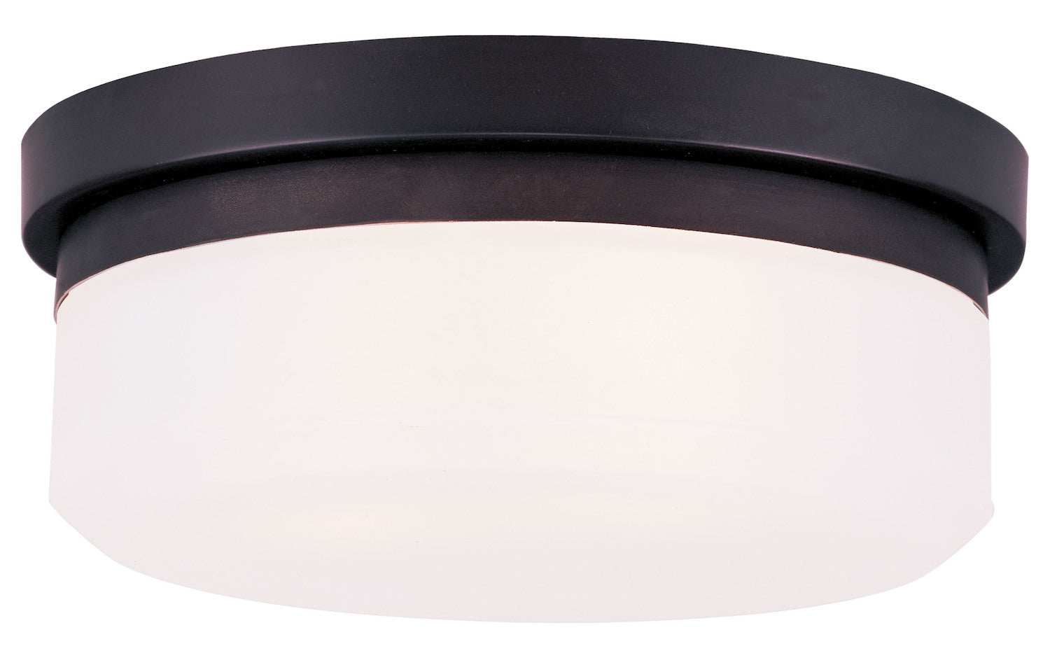 Bronze 11 Inch Wide Flush Mount Ceiling Fixture / Wall Sconce With 2 Lights by Livex Lighting
