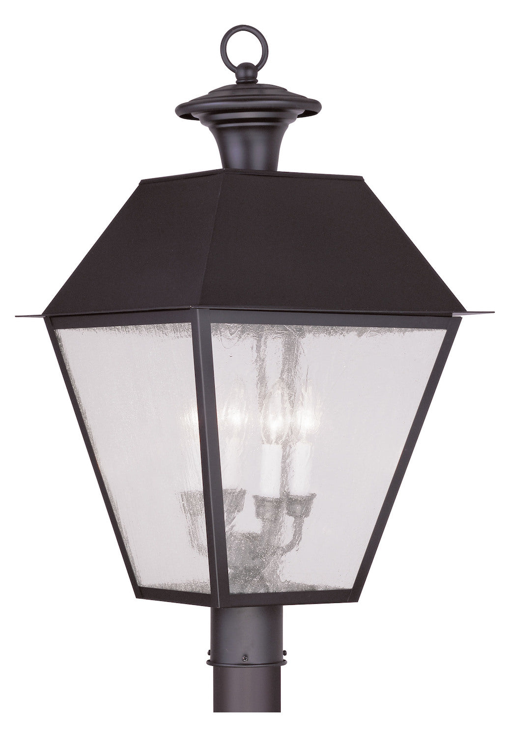 4 Light Bronze Outdoor Post Lantern by Livex Lighting