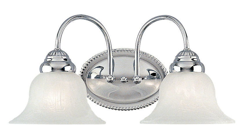 2 Light Polished Chrome Bath Light by Livex Lighting