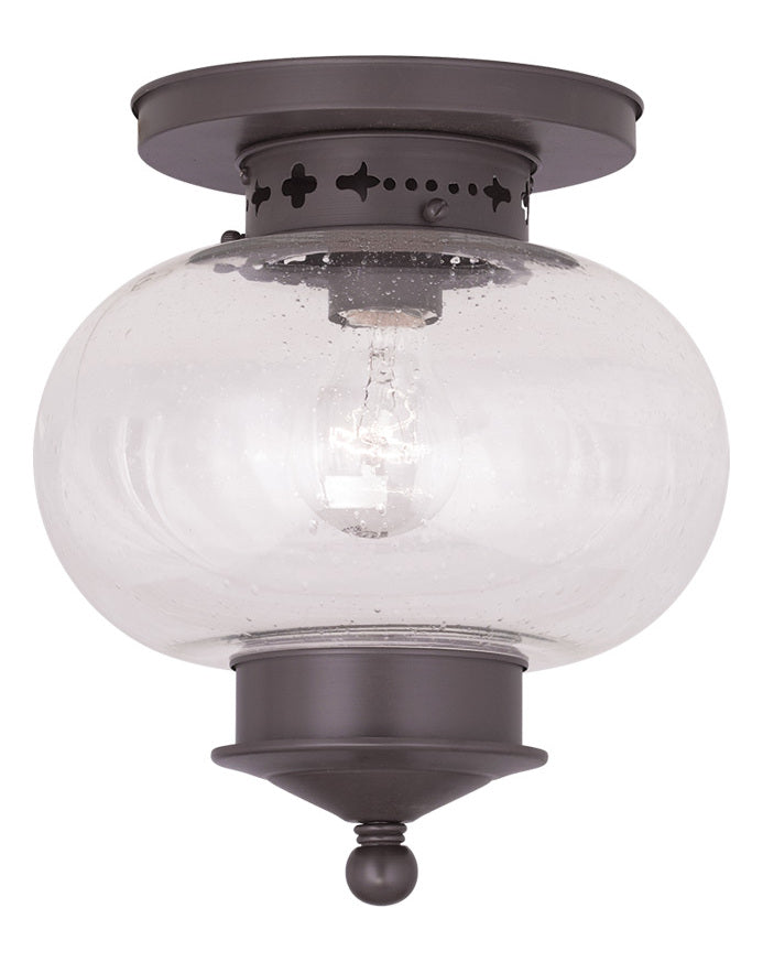 1 Light Bronze Ceiling Mount by Livex Lighting