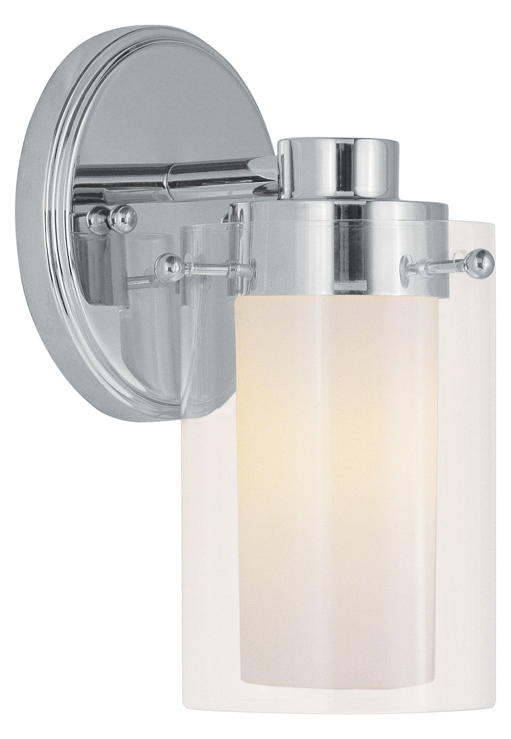 Chrome Bathroom Sconce by Livex Lighting