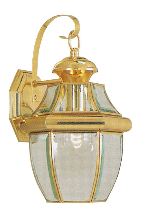 Polished Brass Wall Lantern by Livex Lighting