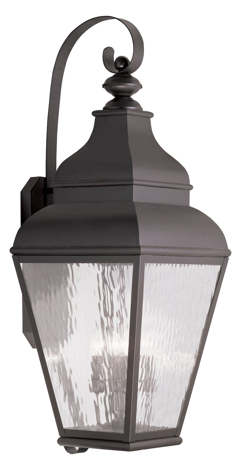 4 Light Bronze Outdoor Wall Lantern by Livex Lighting
