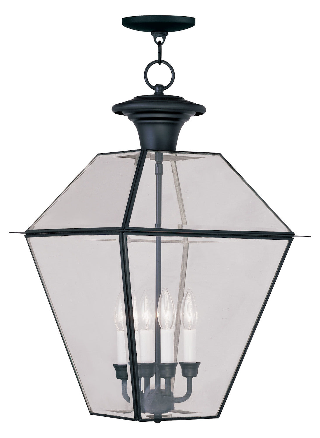 Black Hanging Lantern by Livex Lighting