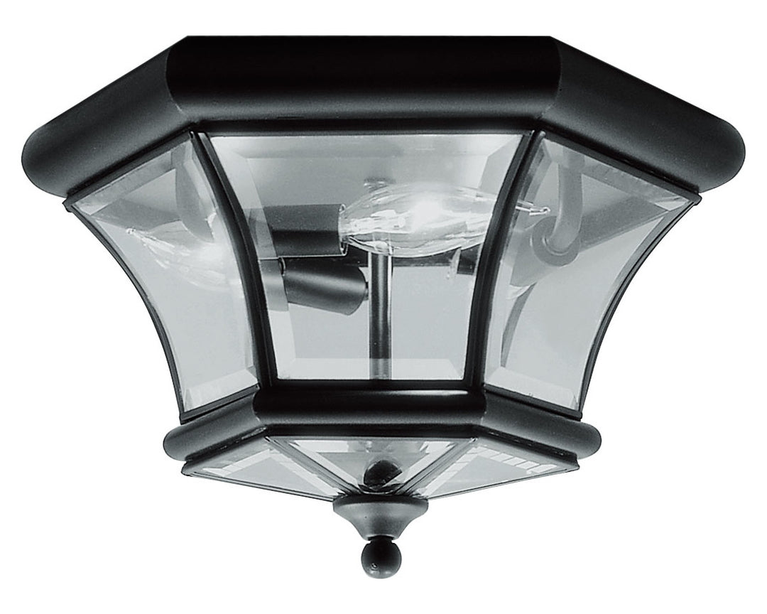 Black Outdoor Flush Mount by Livex Lighting