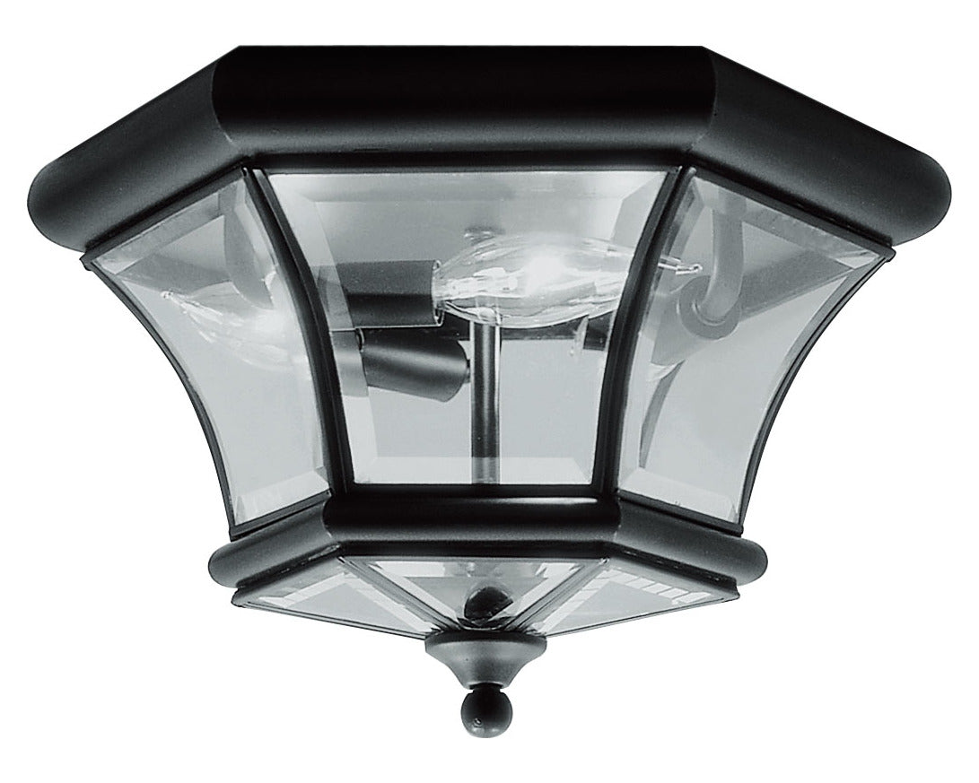 Black Outdoor Flush Mount by Livex Lighting