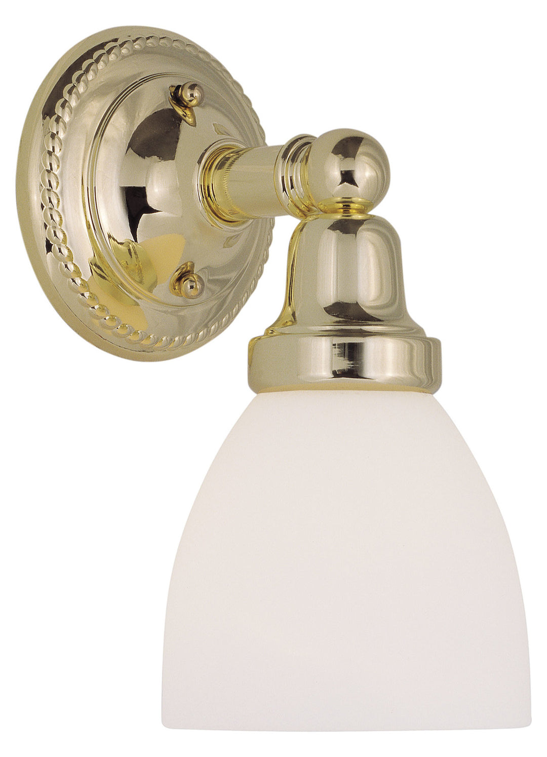 Polished Brass Bathroom Sconce by Livex Lighting