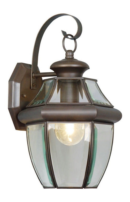 1 Light Bronze Outdoor Wall Lantern by Livex Lighting