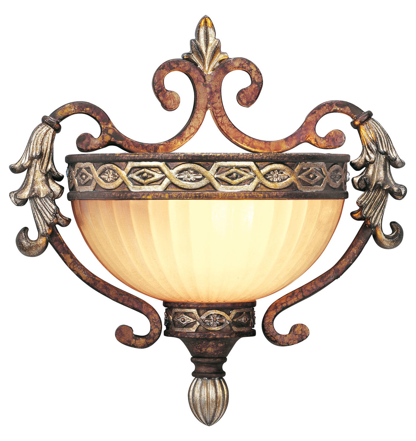 Palacial Bronze With Gilded Accents Wall Light by Livex Lighting
