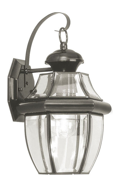 1 Light Black Outdoor Wall Lantern by Livex Lighting