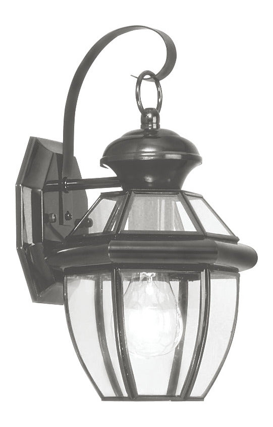 1 Light Black Outdoor Wall Lantern by Livex Lighting