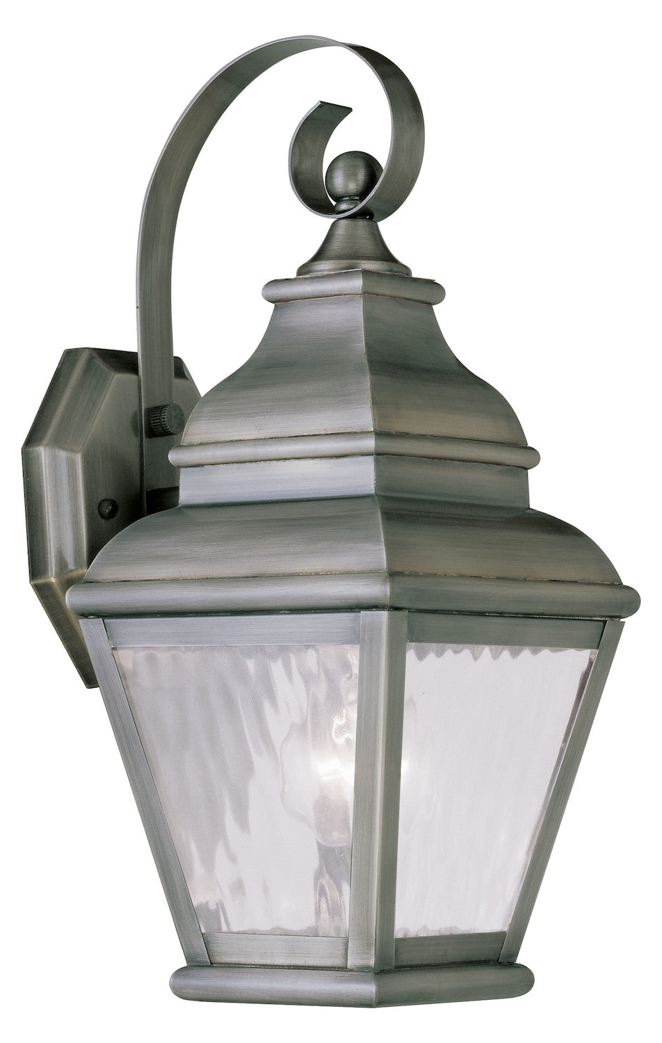 Vintage Pewter Wall Lantern by Livex Lighting