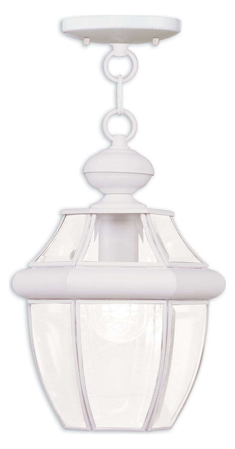White Hanging Lantern by Livex Lighting