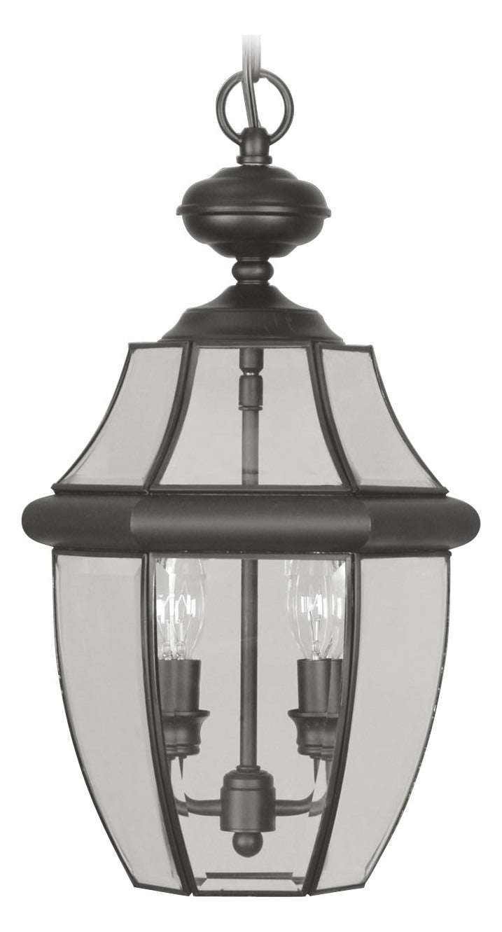 Black Outdoor Foyer Hall Fixture by Livex Lighting