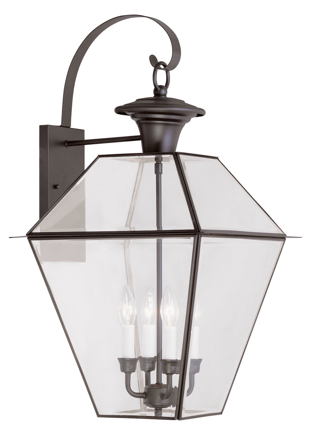 4 Light Bronze Outdoor Wall Lantern by Livex Lighting