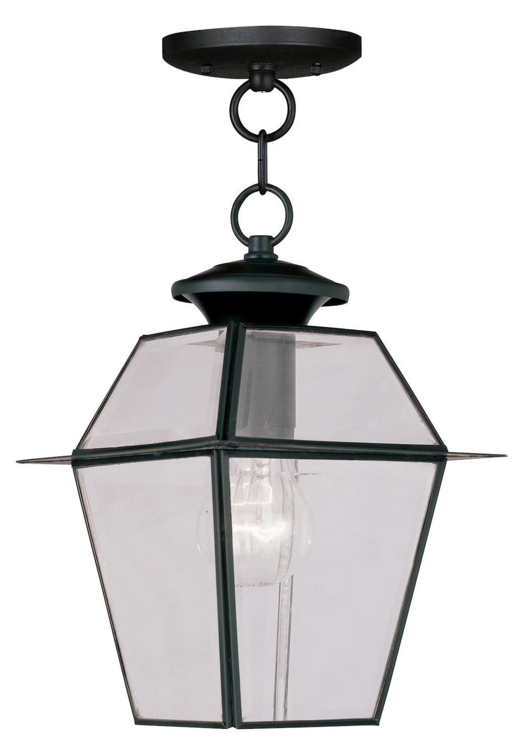 Black Hanging Lantern by Livex Lighting