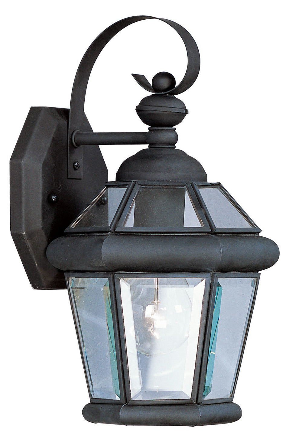 1 Light Black Outdoor Wall Lantern by Livex Lighting