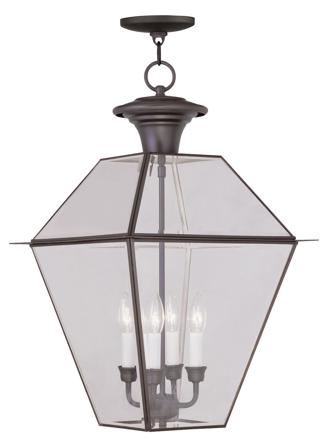 Bronze Hanging Lantern by Livex Lighting