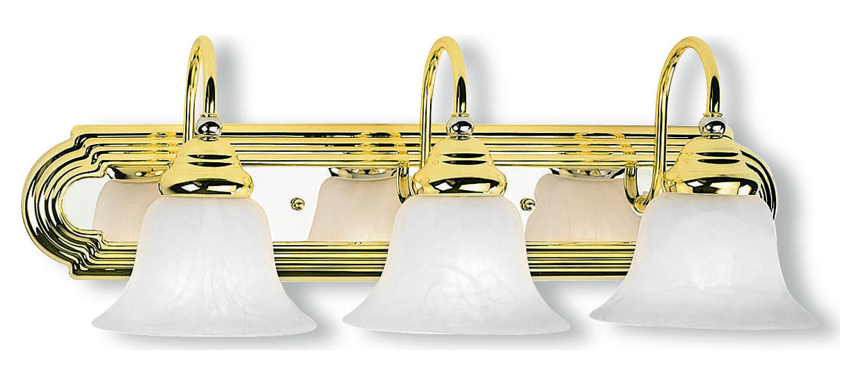 Polished Brass Chrome Vanity by Livex Lighting