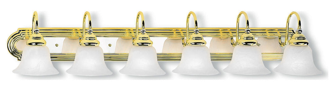 Polished Brass And Chrome Vanity by Livex Lighting