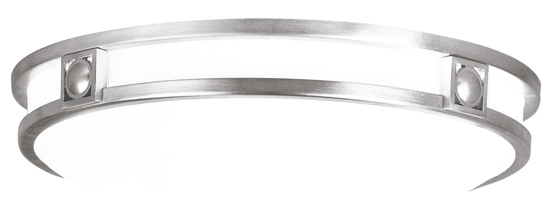 Brushed Nickel Bowl Flush Mount by Livex Lighting
