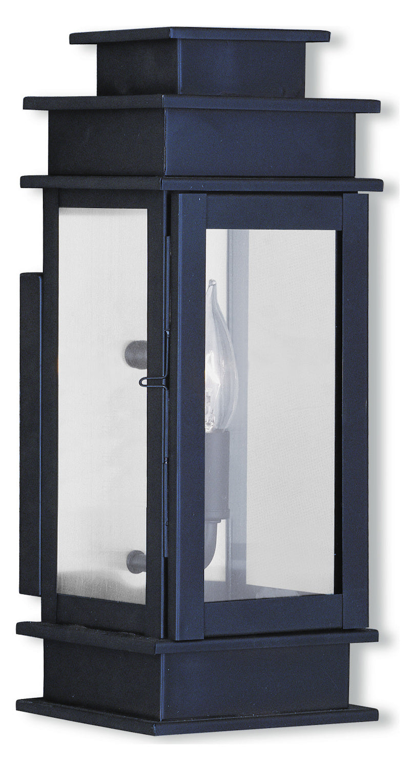 Bronze 1 Light 60 Watt Outdoor Wall Lantern With Clear Glass by Livex Lighting