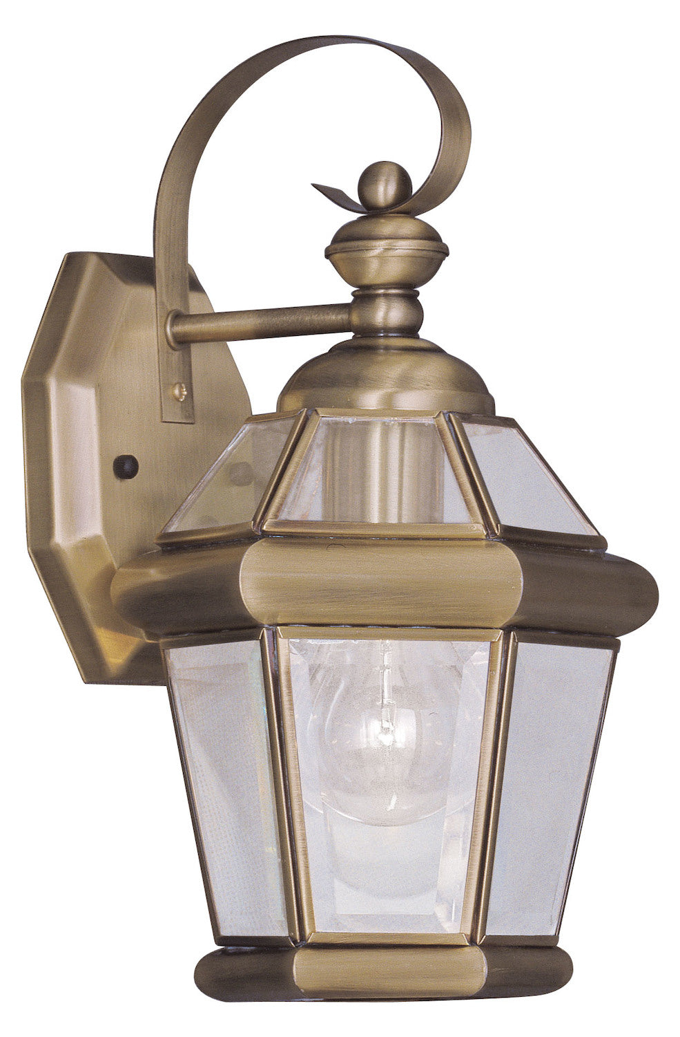 Antique Brass Wall Lantern by Livex Lighting