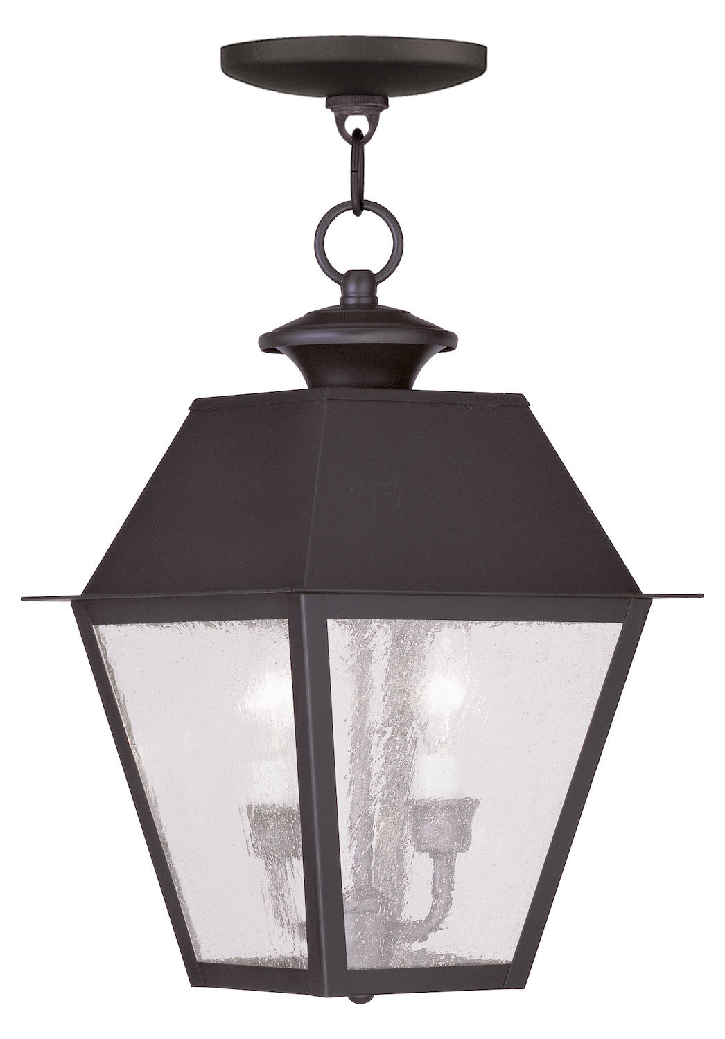 Bronze Hanging Lantern by Livex Lighting
