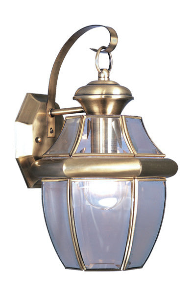 Antique Brass Wall Lantern by Livex Lighting