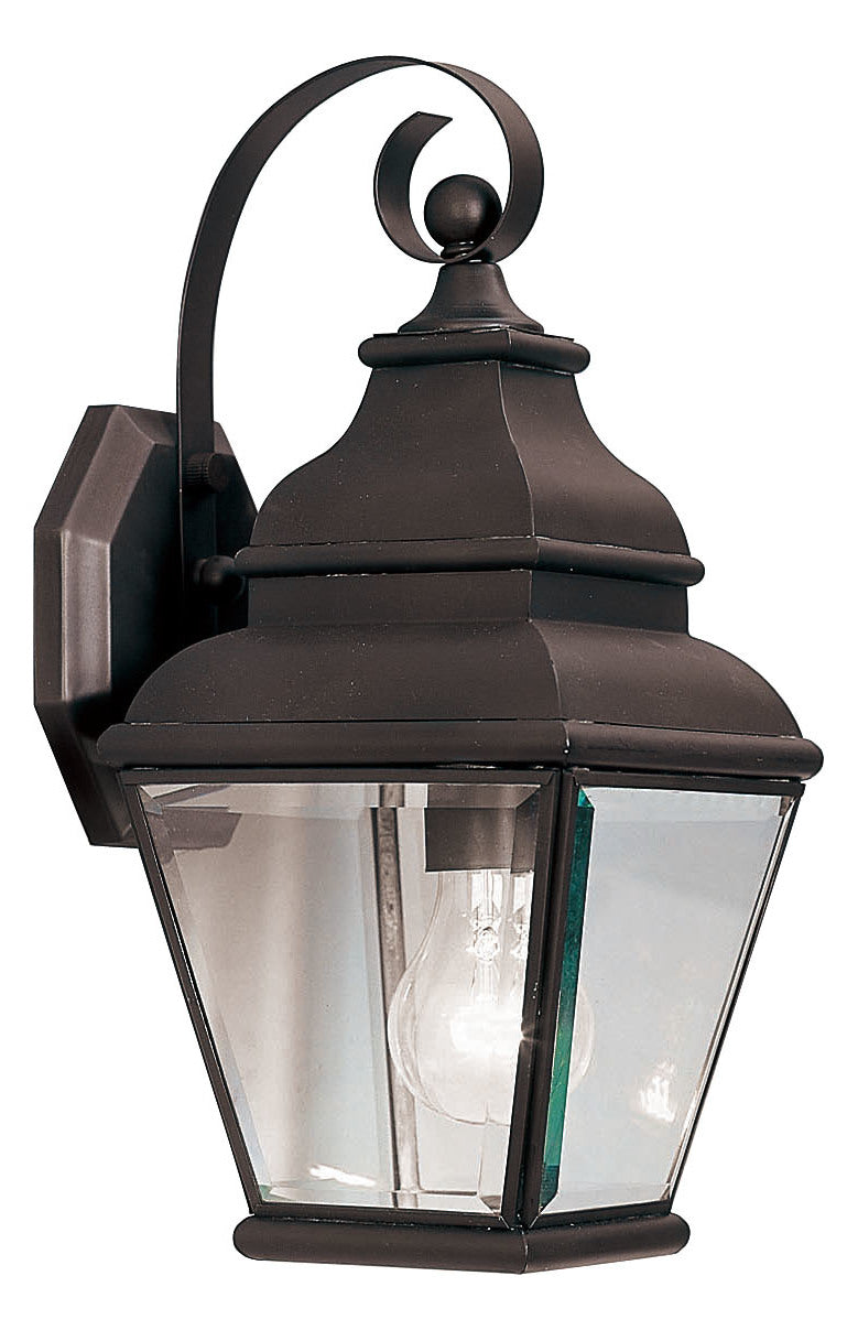 1 Light Bronze Outdoor Wall Lantern by Livex Lighting