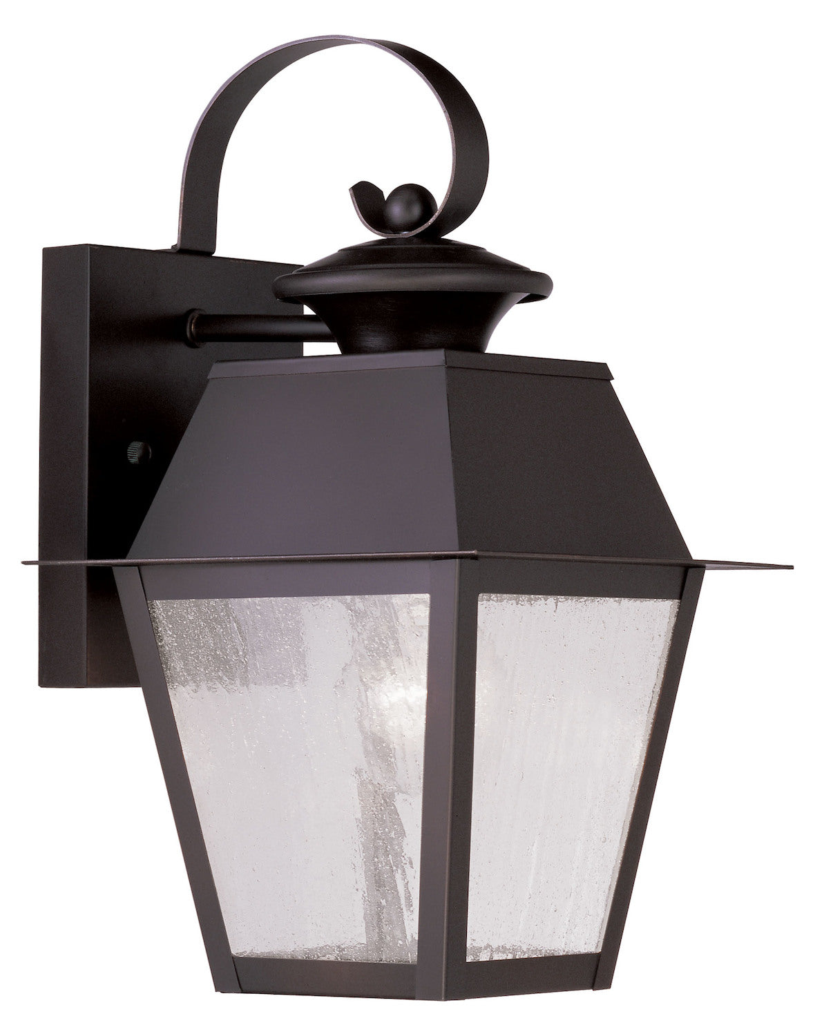 1 Light Bronze Outdoor Wall Lantern by Livex Lighting